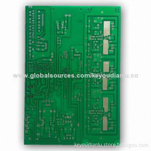 One Layer PCB with HAL LF and 1.6mm Board Thickness, 1oz Cu Green Solder Resist Screen Printing